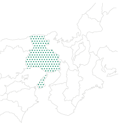 地図：生産地　兵庫県の位置